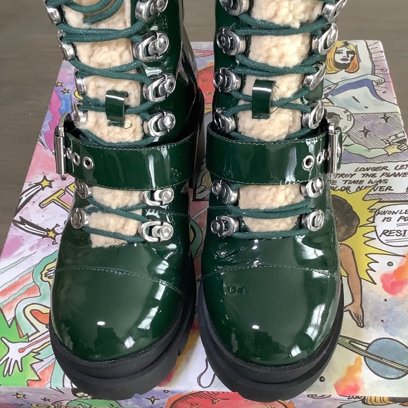 Jeffrey Campbell Checked Boots - 8 - Picture 2 of 7